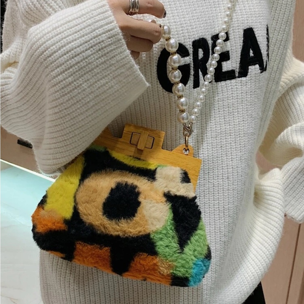 NWOT Plush Mini Bag
